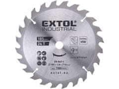 Extol Industrial Pilový kotouč 8791826A kotouč pilový s SK plátky, 185x1,8x16mm, 24T