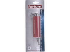 Fortum L-kľúče TORX, sada 9ks, 10-50