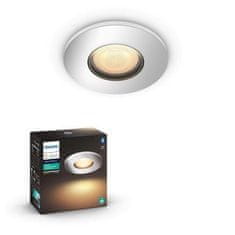 Philips Hue White Ambiance Zápustné bodové svietidlo Philips Adore BT 8719514340794 LED GU10 1x5W 350lm 2200-6500K IP44 230V, chrómové s Bluetooth