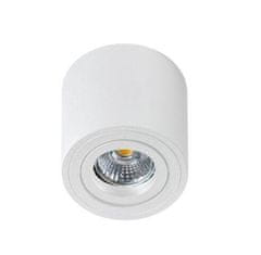 AZZARDO Stropné bodové prisadené svietidlo AZzardo Mini Bross white AZ1711 GU10 1x50W IP20 8cm biele