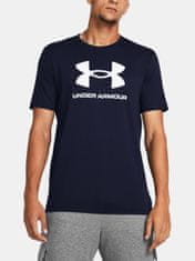 Under Armour Tričko UA SPORTSTYLE LOGO UPDATE SS-BLU XXL