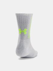 Under Armour Ponožky UA 3-Maker 3pk Mid-Crew-GRY L