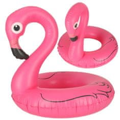 WOWO Detský nafukovací plavecký kruh Flamingo 90cm, vhodný do 6 rokov