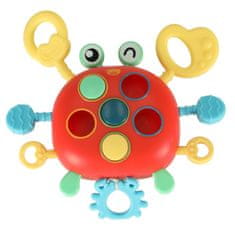 KIK KX4603 Detské hryzátko krab - zmyslová hračka