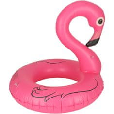 WOWO Detský nafukovací plavecký kruh Flamingo 90cm, vhodný do 6 rokov