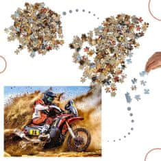 WOWO Puzzle CASTORLAND Dirt Bike Power - 300 dielikov pre deti 8+ rokov