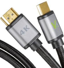 WOWO Slim HDMI 2.0 Kábel pre 4K Video, Dĺžka 3m