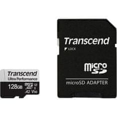 Transcend Pamäťová karta 340S microSDXC 128GB UHS-I U3 V30 A2 (160R/ 125W) + adapter