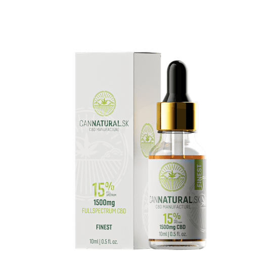 Cannatural.sk 15% Full Spectrum Finest CBD Olej - 10ml