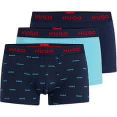 Hugo Boss 3 PACK - pánske boxerky HUGO 50480170-440 (Veľkosť L)