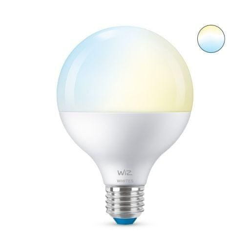 WiZ LED Žiarovka WiZ Tunable White Globe 8718699786335 E27 G95 11-75W 1055lm 2700-6500K, stmievateľná