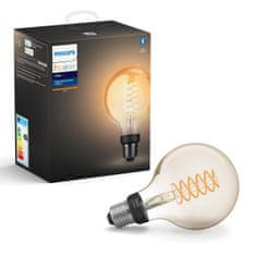 Philips Hue Bluetooth LED White žiarovka Filament E27 G93 7W 550lm 2100K