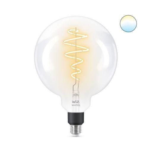 WiZ LED Žiarovka WiZ Tunable White Filament 8718699786731 E27 G200 6,5-40W 470lm 2700-6500K, stmievateľná