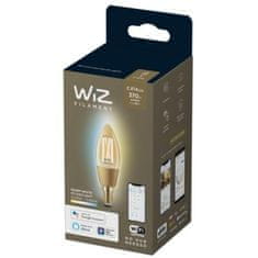 WiZ LED Žiarovka WiZ Tunable White Filament Amber 8718699787257 E14 C35 4,9-25W 370lm 2000-5000K, stmievateľná