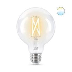 WiZ LED Žiarovka WiZ Tunable White Filament 8718699786694 E27 G95 6,7-60W 806lm 2700-6500K, stmievateľná