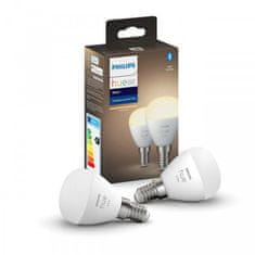 Philips Hue LED White Bluetooth žiarovka E14 kvapka set 2ks 8719514356771 2x5,7W 2x470lm 2700K P45 IP20