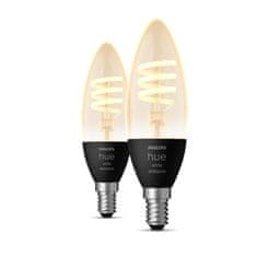 Philips Philips HUE Súprava 2x Hue WA Filament žiarovka LED E14 B39 4,6 W 350lm 2200-4500K IP20