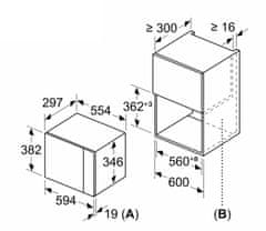 Bosch vstavaná mikrovlnná rúra BFL520MW0