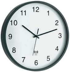 TFA Nástenné DCF hodiny sivé, 30 cm