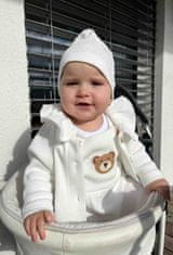 NEW BABY Dojčenská bavlnená čiapočka New Baby Luxury clothing biela 80/86