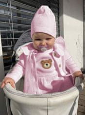NEW BABY Dojčenská bavlnená čiapočka New Baby Luxury clothing biela 80/86