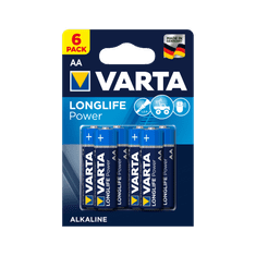 shumee VARTA LR06 LONGLIFE alkalická batéria 6 ks/bl.