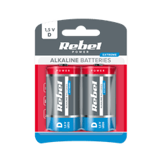 shumee REBEL EXTREME LR20 alkalické batérie 2 ks/bl.