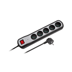 shumee Rebel 5-zásuvkový predlžovací kábel s vypínačom (5m. 3x1,5mm)