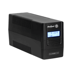 shumee UPS REBEL počítačový núdzový zdroj napájania model Nanopower Plus 1000 (offline. 1000VA / 600W. 230 V. 50Hz. LCD. USB. RJ45)