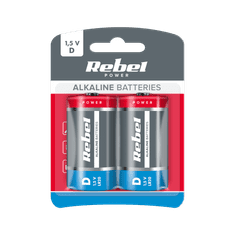 shumee REBEL LR20 alkalické batérie 2 ks/bl.