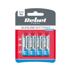 shumee REBEL EXTREME LR06 alkalické batérie 4 ks/bl.