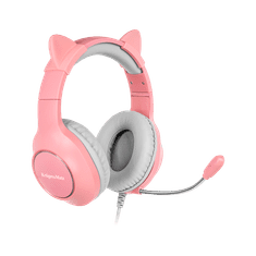 shumee Herné slúchadlá na uši pre deti Kruger & Matz Gamer Kids. ružová farba