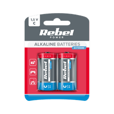 shumee REBEL EXTREME LR14 alkalické batérie 2 ks/bl.