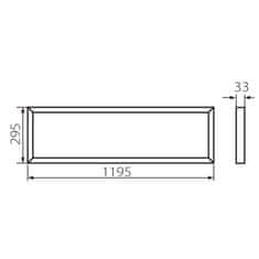 Kanlux  Vstavaný LED panel BAREV 36W BAREV 36W3600 120NW 31129