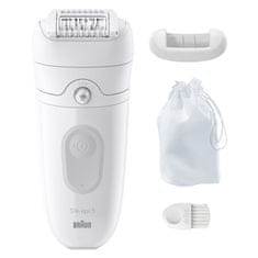 BRAUN epilátor Silk-épil 5-011 Biely/Šedý