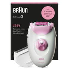 BRAUN epilátor Silk-épil 3-031 Růžový