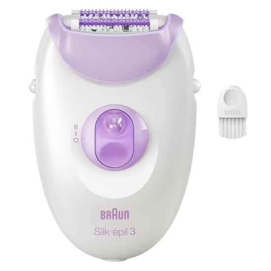 BRAUN epilátor Silk-épil 3-000 Fialový