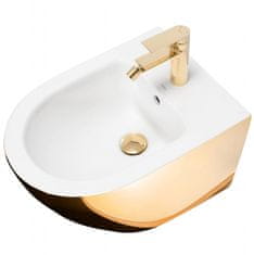 REA Carlo Mini bidet zlatá/biela REA-C2288 - Rea