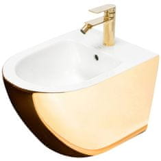 REA Carlo Mini bidet zlatá/biela REA-C2288 - Rea