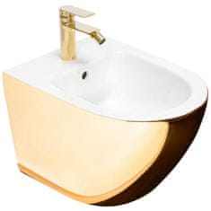 REA Carlo Mini bidet zlatá/biela REA-C2288 - Rea