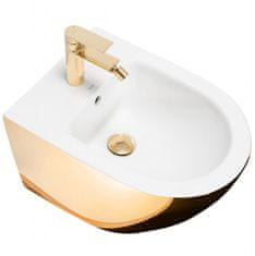 REA Carlo Mini bidet zlatá/biela REA-C2288 - Rea