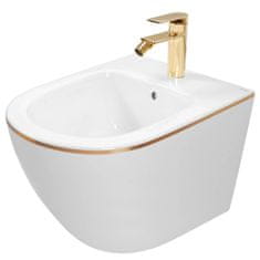 REA Carlo Mini bidet biela/zlatá REA-C6990 - Rea