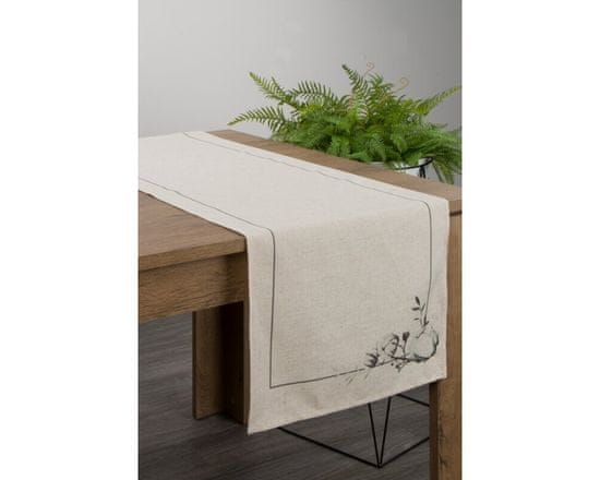 DESIGN 91 Natura behúň na stôl Natu 1 z ľanovej zmesi 40 x 140 cm, ZA-415623