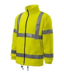 Malfini Mikina unisex HV FLEECE JACKET (MALFINI) - fluorescenčná žltá M