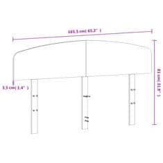 Vidaxl Čelo postele biele 160 cm masívna borovica