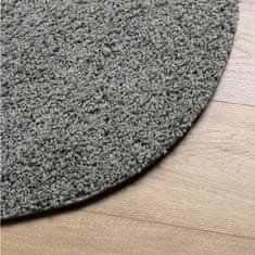 Petromila vidaXL Shaggy koberec PAMPLONA, vysoký vlas, moderný, zelený Ø 200 cm