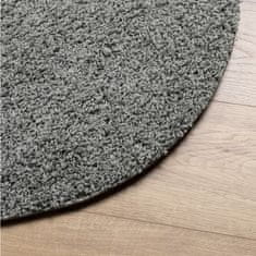 Petromila vidaXL Shaggy koberec PAMPLONA, vysoký vlas, moderný, zelený Ø 240 cm