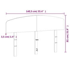 Vidaxl Čelo postele biele 135 cm masívna borovica