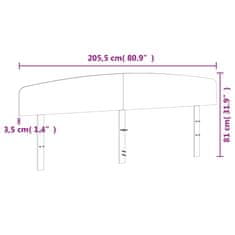 Vidaxl Čelo postele biele 200 cm masívna borovica