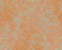 A.S. Création vliesové tapety 39112-1 Ornament v oranžovom - 0,53m x 10,05m